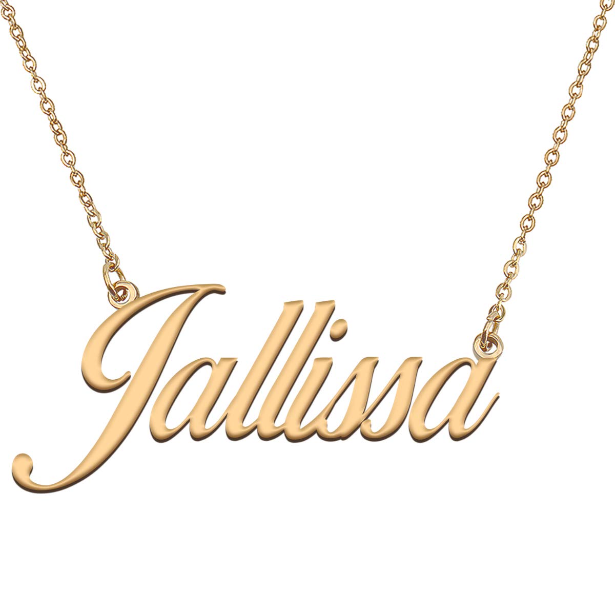 HUAN XUN Customized Custom Simple Any Name Necklace