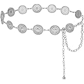 Heyjoin Women's Waist Chain Belts Adjustable Metal Waist Belt Belly Link