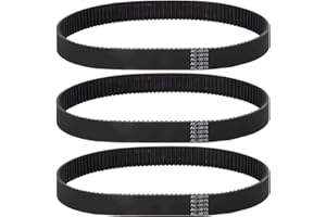 GENERIC 3 Pack AC-0815 Torque Belt Replacement for Dewalt Devilbiss Porter Cable Makita Sears Craftsman CAC-1311 CAC-1342