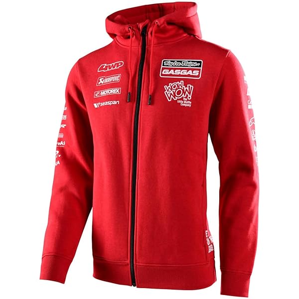 KTM GASGAS TLD TEAM ZIP HOODIE X-LARGE 3GG220051105 Red at Amazon