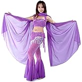 Lightweight 100% Chiffon Hand Scarf Belly Dance Scarf Throwing Chiffon Hand Scarf Belly Dance Costume Outfit Scarf