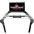 TFD The Tread Tray 2.0 | Compatible with Peloton Tread (Does NOT FIT Tread Plus), Made in USA | Walking Desk Attachment Holder for Laptop, Tablet, Phone, & Book (Clear)