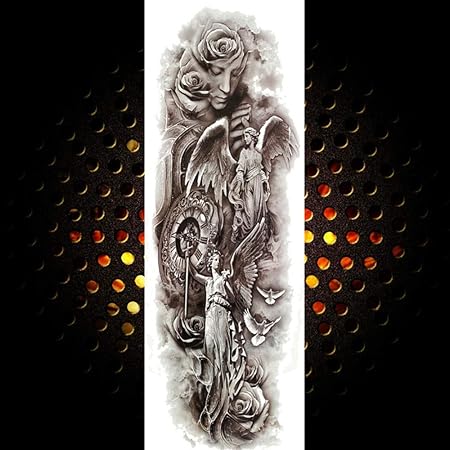 Handaxian 3pcsfull Fleur Bras Hommes Et Femmes Tatouage Rose
