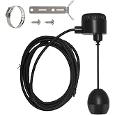 Solimeta Vertical Float Switch with 12FT Cable (Plug Not Included), Mechanical Sump Pump Float Switch for Sump pump, Basement Sump basin, Pumps &amp; Plumbing Equipment