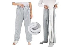 DEEYOTA Zipper Patient Clothing,Disabled Elderly Post-Operative Care Clothing,Hospitalized Patient Clothing