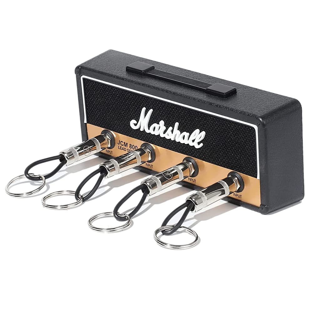 DIWAISI Marshall Key Holder JCM800 Keychain Wall Mounted Storage Key Hooks Guitar Amp Key Hooks for Musician Lovers1, Black