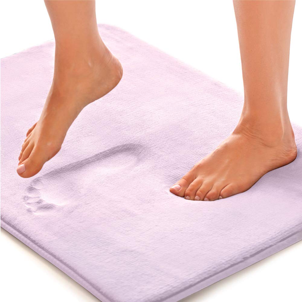 Gorilla Grip Original Thick Memory Foam Bath Rug, 60x24, Cushioned Floor Mats, Absorbent Premium's B