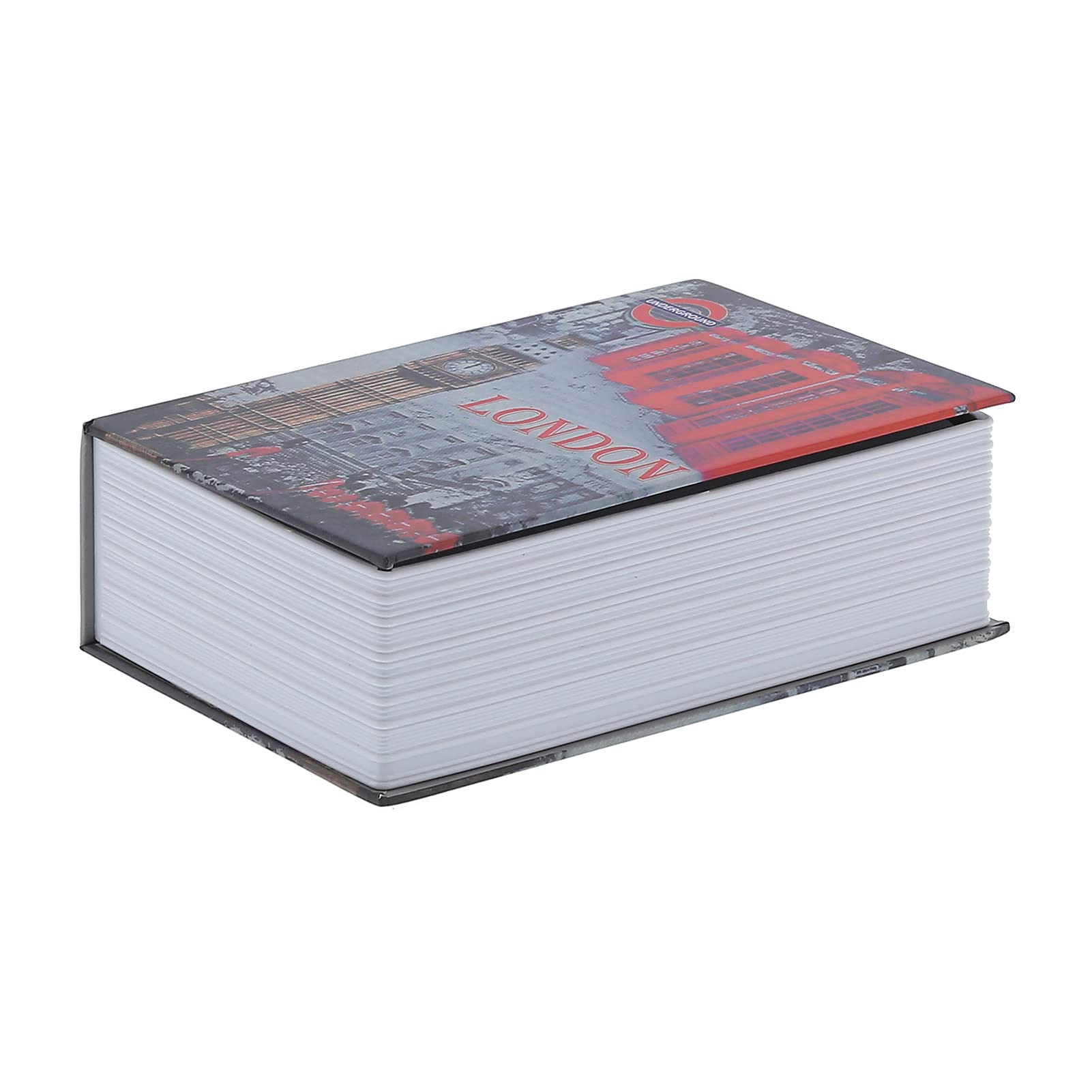 Innovative Book Safe Box, Portable Diversion Book Safe with Combination Lock, Simulation Book Shaped Safety Storage Box for Storage Money