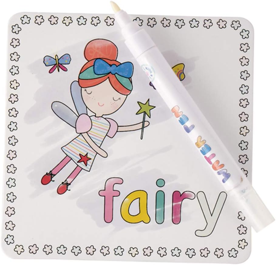 Floss and Rock Rainbow Fairy Magic Water Pad and Pen, Multicolor, 11 Piece Set - Image 4