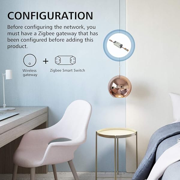 eMylo Smart Switch Zigbee Light Switch Zigbee Receptor de Mdulo de control remoto Temporizadores de automatizacin del hogar Compatible con Alexa Google Control Home iPhone Android App 2 unidades