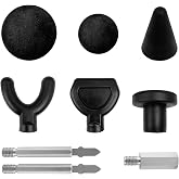 9pcs Jigsaw Massage Adapter Bits Attachment Tips Percussion Massager Ball Heads for Muscle Relaxation