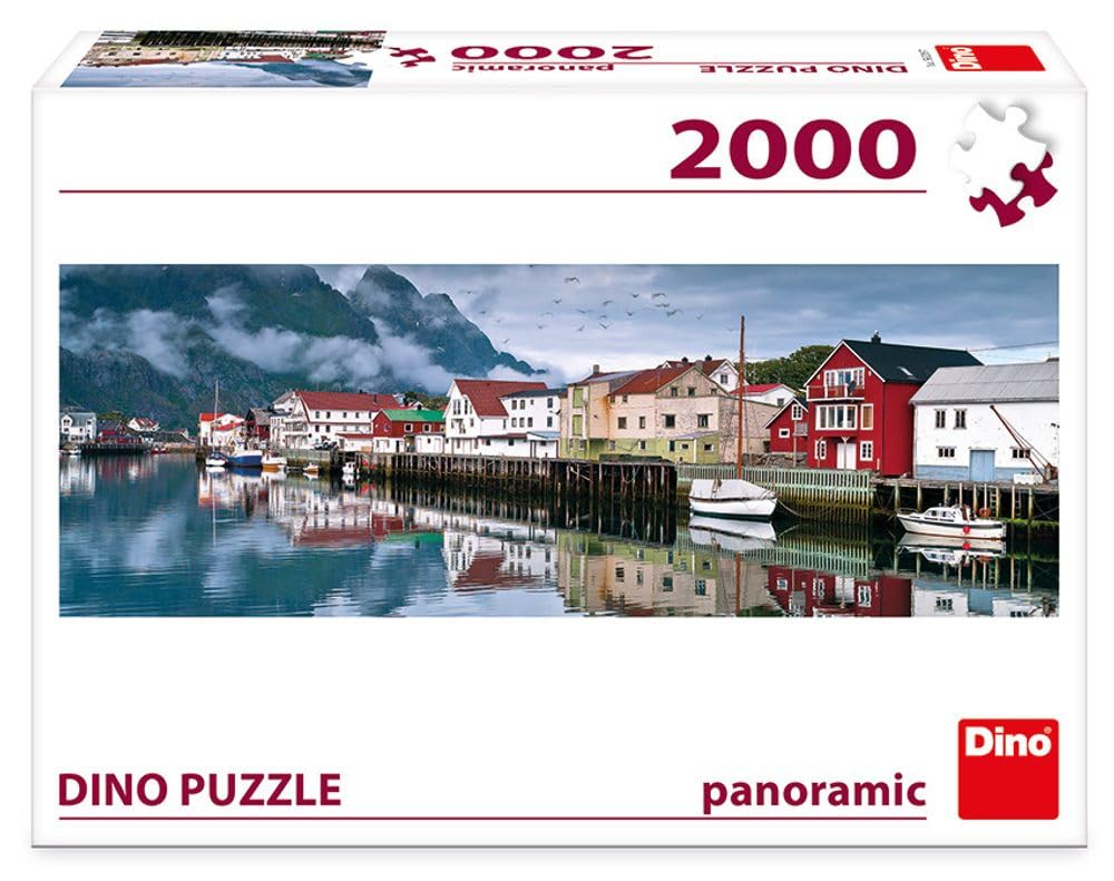 Puzzle 2000 Pièces Panoramique : Village de pêcheurs