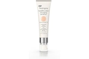 Neutrogena Healthy Skin Anti-Aging Perfector Tinted Facial Moisturizer and Retinol Treatment with Broad Spectrum SPF 20 Sunscreen with Titanium Dioxide, 10 Ivory to Fair, 1 fl. oz