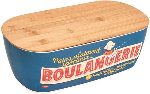 Natives, Caja de Pan en Fibra de bambú, Tapa de Madera panadería: Amazon.es: Hogar