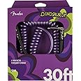 Fender J Mascis Dinosaur Jr Coiled Instrument Cable, Purple, 30ft
