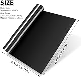Artcut 12 x 3ft Black Heat Transfer Vinyl for Fabric Easy to Cut view 5