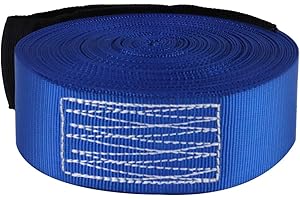 GENTLE BOOMS SPORTS 55ft Ninja Warrior Slackline, Ninja Warrior Obstacle Course Accessories for Kids & Adults, Ninja Course Training Equipment for Outside