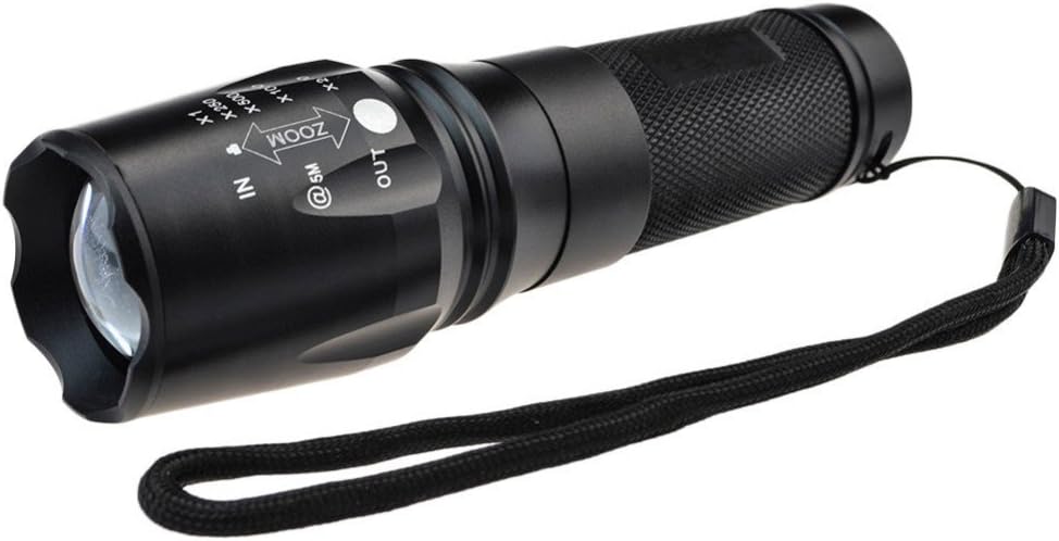 Cifosky C10 Zoomable Lens Single Mode Orignal Cree XM-L2 U2 U3 Led 1000 Lumen Portable Flashlight Torch for Camping Hiking(Support 26650/18650/AAA)