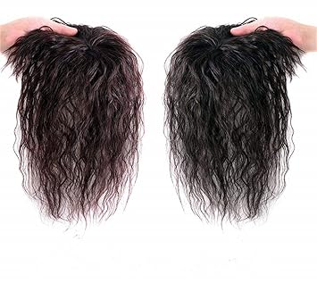 Dada Corn Curls Remy Hair Topper For Loss Hair Cover White Hair