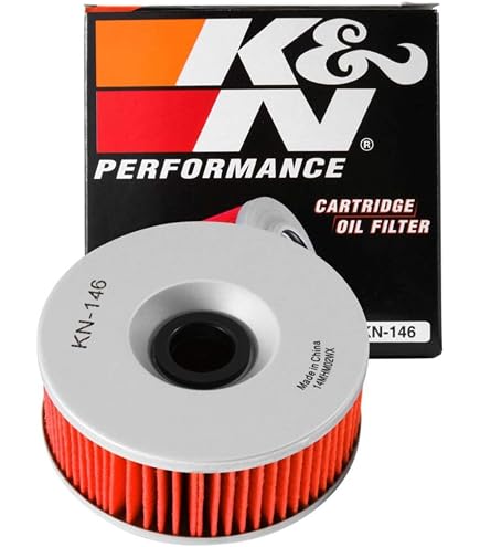 Road Passion Ölfilter Set (2 Stück) Für YAMAHA XS1100 / XJ1100 – Hochleistungs-Patronenfilter HF146/KN146
