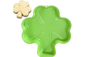 IVUIUVI Clover Cake Pan, 9-inch Aluminum Baking Pan, Perfect for Birthday Parties, Home Parties, and Various Holiday Celebrat