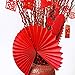 Winlyn 106 Pcs Chinese New Year Decorations - Hanging Good Luck Ornaments, Red Lanterns, Festive Tree Ornaments, Paper Fans for Asian Lunar New Year 2025 Year of The Snake Party Decor