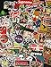 Lots of 100pcs SKI Snowboard Skateboard Surf Suitcase Vinyl Sticker Logo Decal