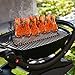 12 Slot Leg & Wing Grill Rack – Steel Multi-Purpose Non-Stick Poultry Stand – For Oven, Smoker, or Grill