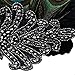 Fascigirl Peacock Feather Fascinator Headband Sequin Party Headwear for Women