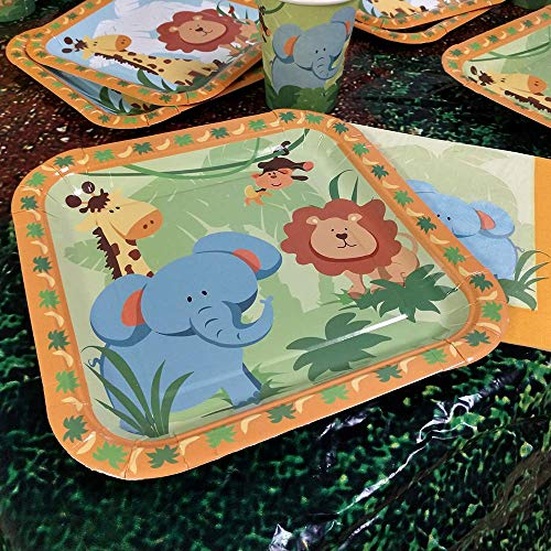 Safari Party Supplies Packs (for 16 Guests!), Safari Party Tableware, Safari Plates, Safari