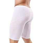 MIZOK Men's Compression Running Shorts Quick Dry Yoga Tight Seamless Training Gym Workout Baselayer