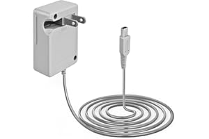 TNP 3DS Charger AC Adapter Compatible with Nintendo 3DS/ DSi/DSi XL/ 2DS/ 2DS XL/New 3DS, Replacement Power Supply 100-240V F