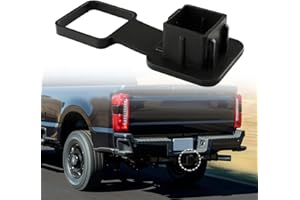 Bestmoy 1 Pack Trailer Hitch Cover, 2-inch 51mm Towing Cover, Receiver Tube Hitch Plug, Car Exterior Tuning Accessories