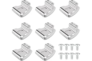 8pcs Drill Clips for Tool Belt, Premium Metal Drill Belt Clip with Screws Strong Fatigue Resistance Packout Accessories for W