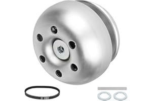 SEHNSUCHT Super 30 Series Torque Converter Driver Clutch With Belt, Fit for 30 Series TAV kits with 3/4" bore, Compatible with Predator 212cc 224cc 225cc 196cc 2-8HP, Fit for Coleman KT196 Go Kart Silver