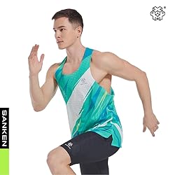 Sanken Men's Seamless Running Tank Tops Ultra