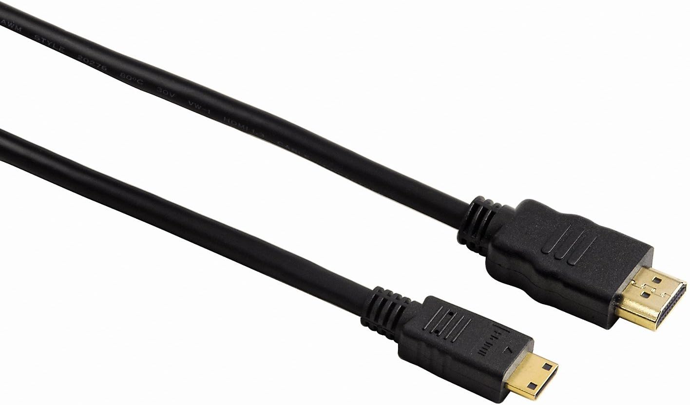 Hama Mini HDMI to Standard HDMI Cable Electronics