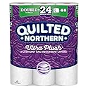 Quilted Northern Ultra Plush Toilet Paper, 12 Double Rolls, 12 = 24 Regular Rolls