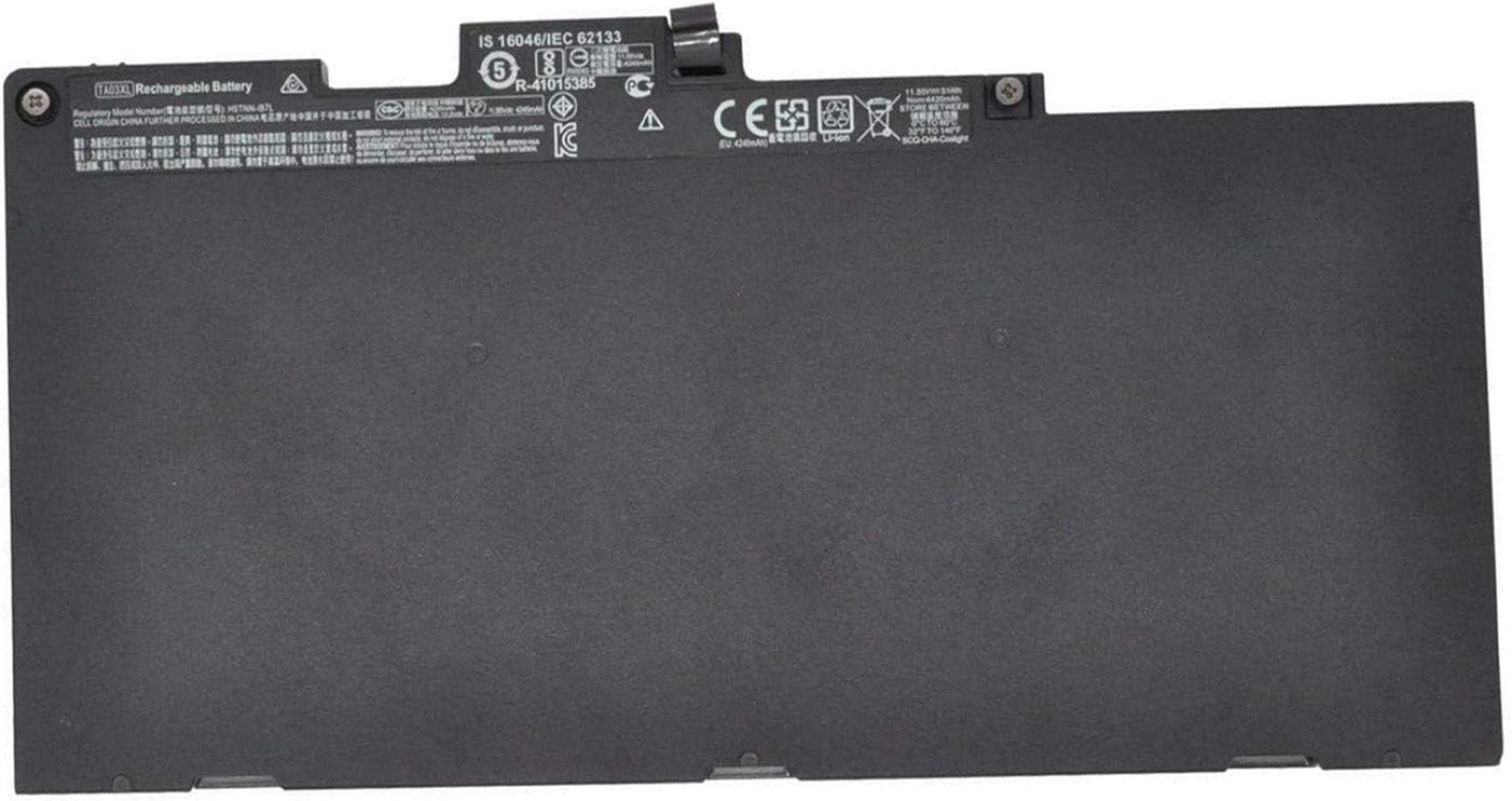 TA03XL HSTNN-IB7L 854047-1C1 854108-850 996QA101H TA03051XL HSTNN-172C-4 HSTNN-175C-5 HSTNN-I72C-4 Laptop Battery Replacement for Hp EliteBook 755 G4 840 G4 848 G4 850 Series (11.55V 51Wh)