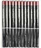 Makeup Cherimoya Retractable Waterproof Lip & Eye Liner Pencil Built In Sharpener 12 Pieces