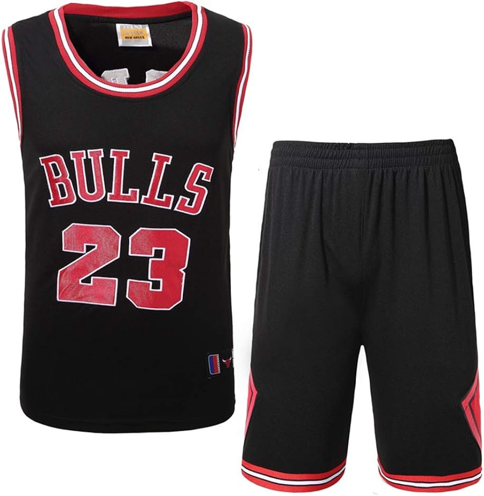 XZM Fan Trikots Junge Chicago Bulls Nr. 23 Jungen Basketball Kleidung