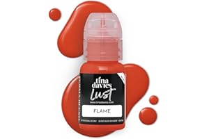 Tina Davies Professional Envy & Lust Lip Pigments - Permanent Lip Makeup - Colors Heal True to Tone - High Retention - Lust F