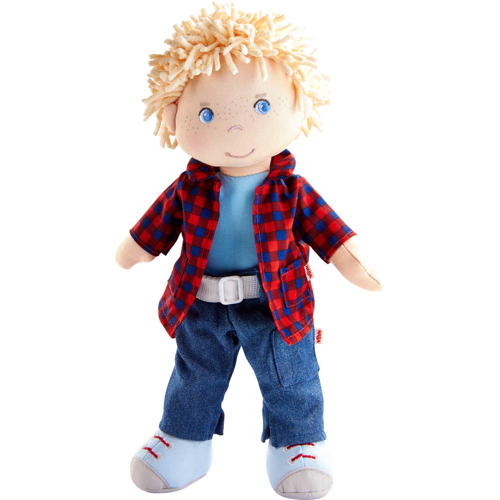 HABA Lovely Doll Nick Toy Figure for Kids | Durable Toy for Learning & Everyday Play | Safe & Engaging Play for Early Skills Development | Practical Gift Option for Children and Parents