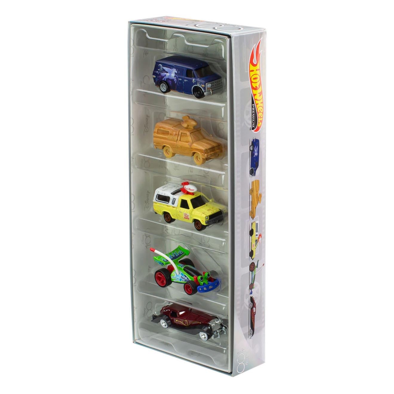 Hot Wheels Premium 100-lecie Disneya zestaw 5 aut