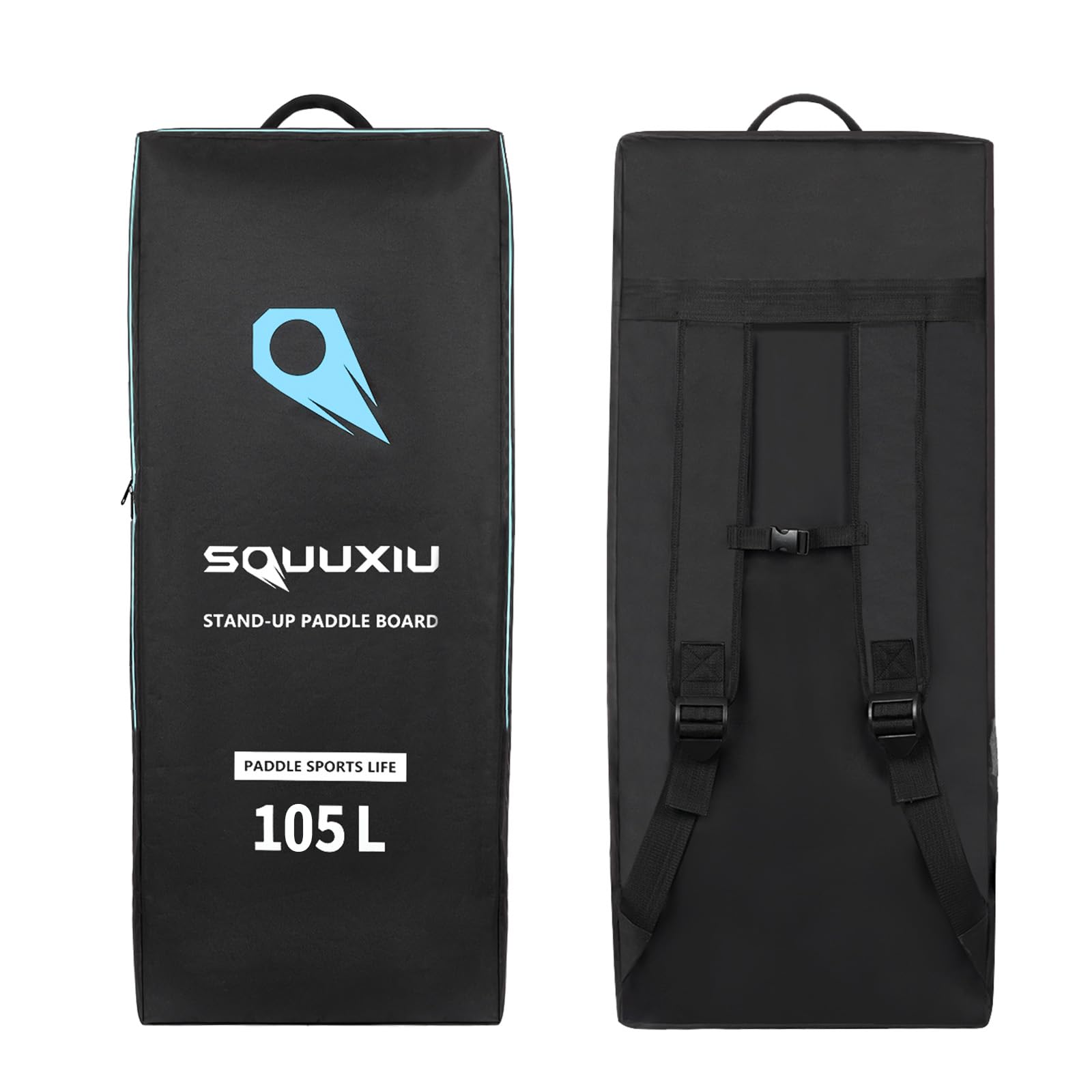 SOUUXIU 125L Inflatable Paddleboard Bag SUP Board Bag Surfboard Backpack Stand Up Board Shoulder Backpack