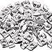 100pcs M4 T-Slot Hammer Head Nut, 2020 Series Silver Carbon Steel Fastener Aluminum Profile Extrusion Slot
