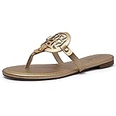 katliu Women's Flat Sandals Flip Flop Sandals Comfortable Dressy Thong Sandals