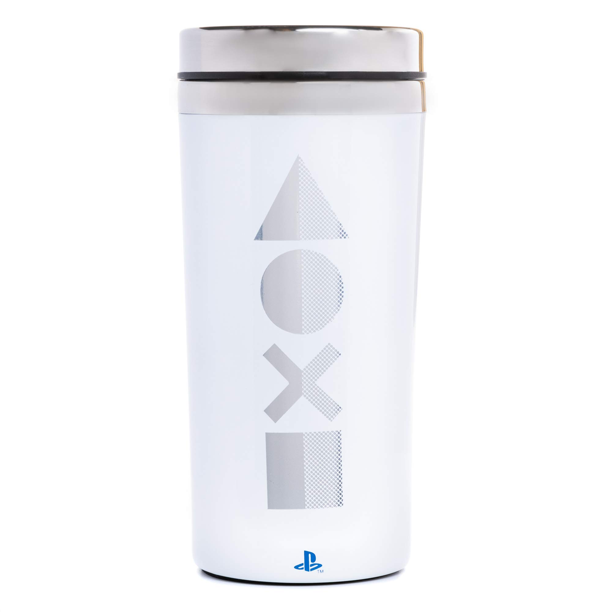 Paladone PP7927PS Playstation Travel Mug PS5 - Officially Licensed Merchandise, White, 15 ounces