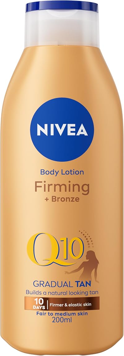 NIVEA Q10 Firming + Radiance Gradual Tan 200 ml Tan Moisturiser