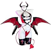 KORURACLUB Succubus costume premium pu cosplay lingerie for women wing devil lingerie
